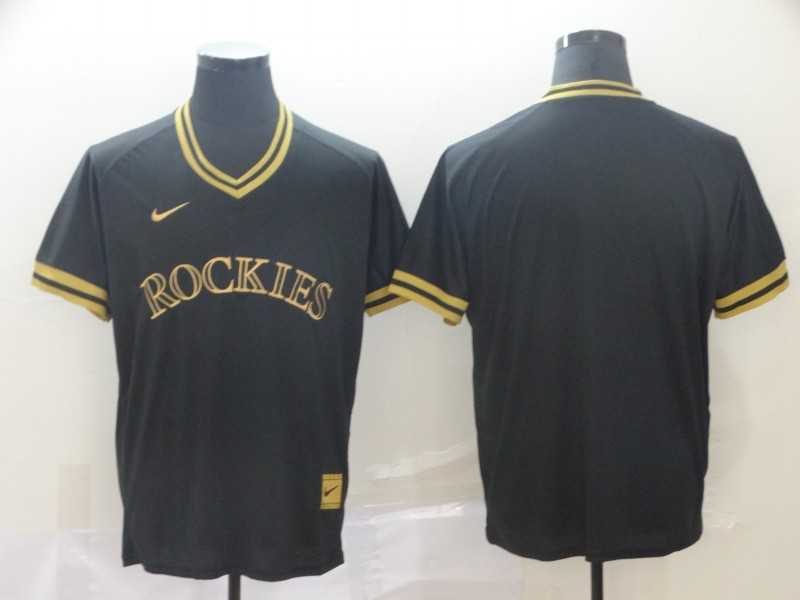 Rockies Blank Black Gold Nike Cooperstown Collection Legend V Neck Jersey (1),We sell and wholesale Rockies Blank Black Gold Nike Cooperstown Collection Legend V Neck Jersey (1) on line form chian!